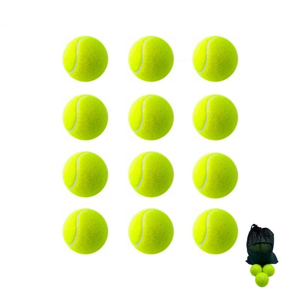 Набор мячей для большого тенниса SWDN Tennis Ball NE-TT-12 в чехле 12 штук опт, дропшиппинг