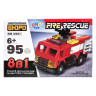 Детский конструктор Пожарная служба спасения Fire Rescue KB 099H 95 деталей опт, дропшиппинг