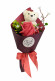 Аксесуари для свята MK 3323 букет з троянди і ведмедика  - гурт(опт), дропшиппінг 