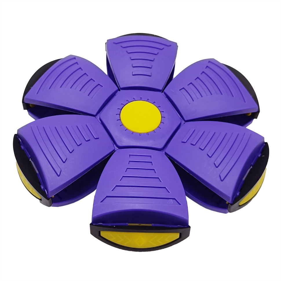 Летючий трансформерний м'яч 1002-3(Dark-Violet) світиться - гурт(опт), дропшиппінг 