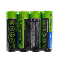 Батарейка лужна Videx Alkaline Videx LR6 AAx4, LR06/AA блістер 4 штуки пальчики блістер