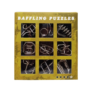 Набор головоломок металлических "Metal Puzzle" 1818-1/1818-2/1818, 9 штук в наборе