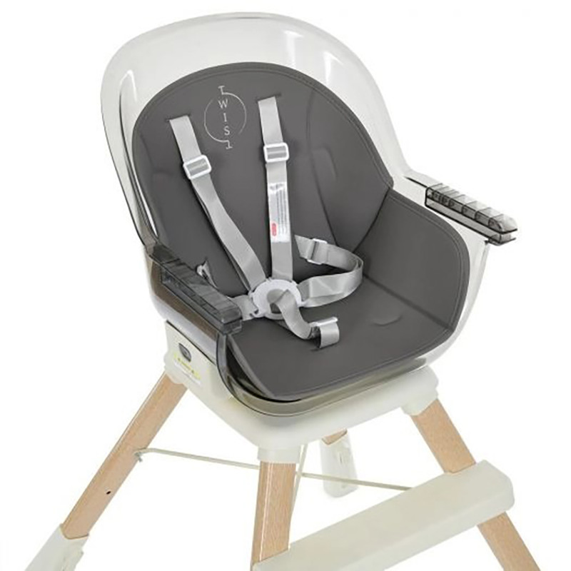 Стульчик для кормления TWIST ME 1104 Gray регулировка высоты, серый опт, дропшиппинг