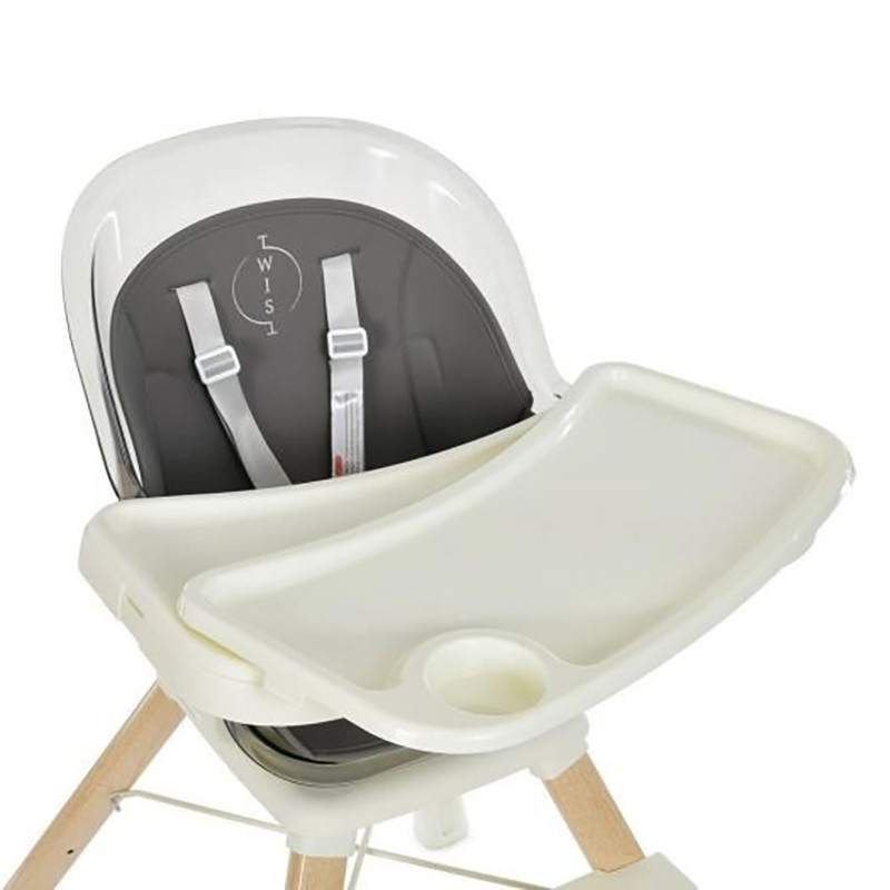Стульчик для кормления TWIST ME 1104 Gray регулировка высоты, серый опт, дропшиппинг