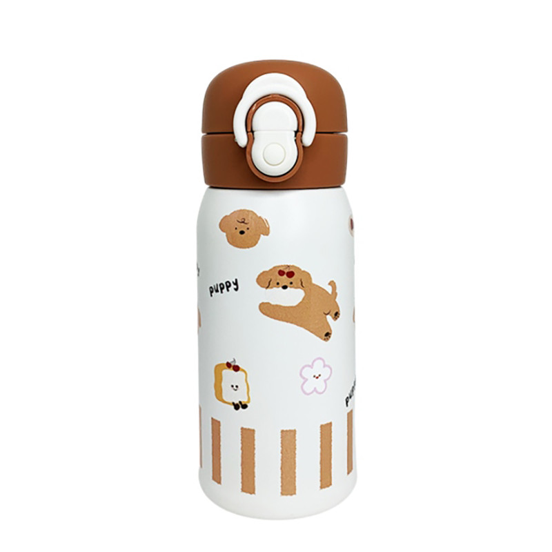 Дитячий термос-поїлка MGZ-0334(Brown) коричневий, 350 мл - гурт(опт), дропшиппінг