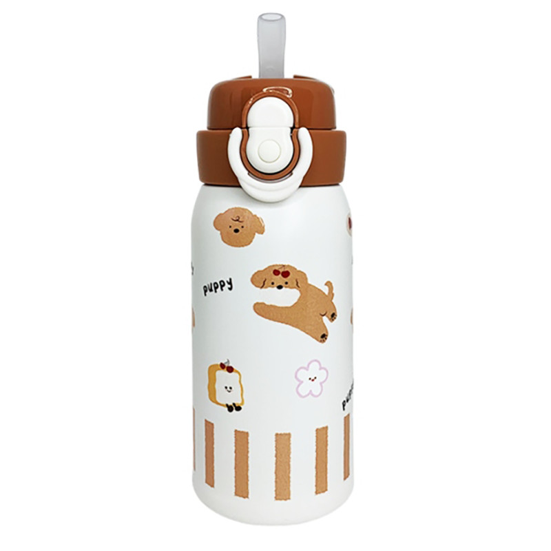 Дитячий термос-поїлка MGZ-0334(Brown) коричневий, 350 мл - гурт(опт), дропшиппінг