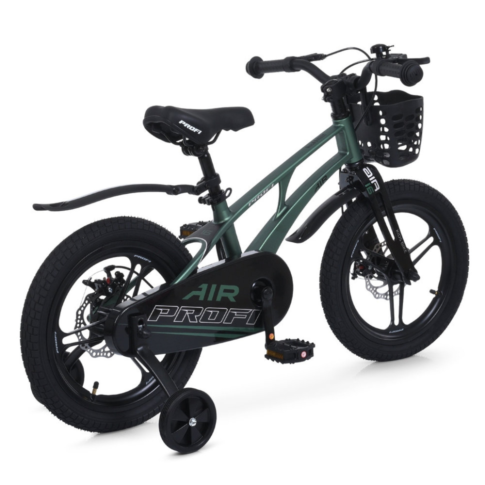 Велосипед детский двухколесный Air Pro MB 161059 dark green 16 дюймов опт, дропшиппинг