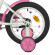 Велосипед дитячий PROF1 Y1485-1 14 дюймів, рожевий - гурт(опт), дропшиппінг 