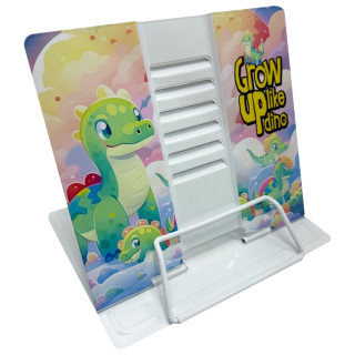 Подставка для книг "Grow up like dino" LTS-8226-3 металлическая