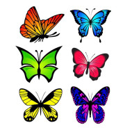Тимчасове татуювання Метелики Ink-Ok 27618735, 6 картинок