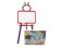 Детская доска для рисования магнитная 013777/5 оранжево-фиолетовая опт, дропшиппинг
