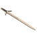 Сувенирный деревянный меч «ВЕДЬМАК SILVER» WTsl73 опт, дропшиппинг