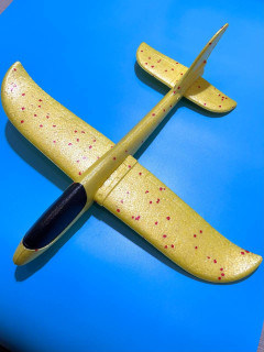 Дитячий метальний літак-планер C28001(Yellow) довжина 48 см