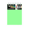 Блокнот А6 В-БП6-80(Light-Green) 80 аркушів, пружина зверху - гурт(опт), дропшиппінг 