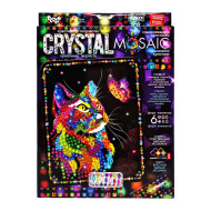 Креативное творчество "Crystal mosaic Кот и бабочка" CRM-02-04, 6 форм элементов