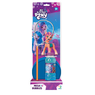 Мыльные пузыри "Mega Bubbles с тарелкой My Little Pony" 200635 объем 450 мл