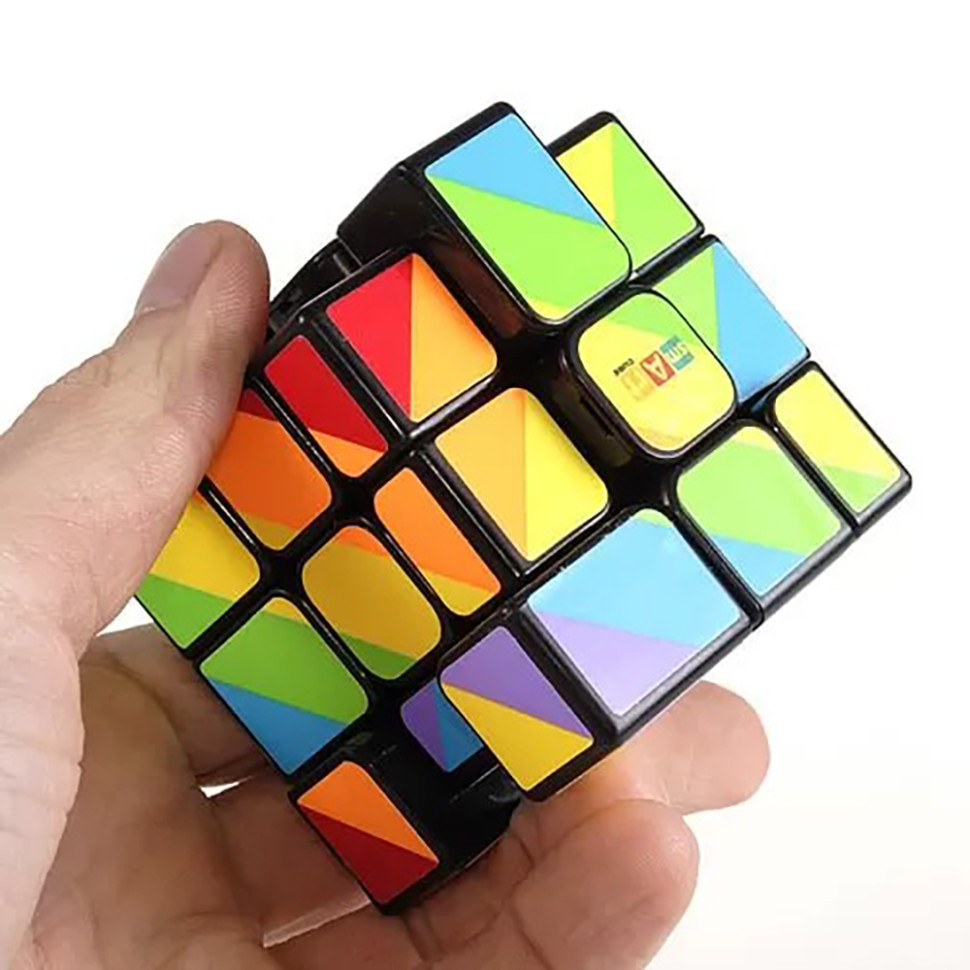 Головоломка Кубик Рубика Радужный 3х3 Черный Smart Cube SC361 опт, дропшиппинг