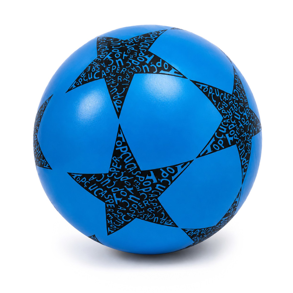 Дитячий гумовий м'яч Зірка RB20302(Blue) 60 грам, діаметр 18 см - гурт(опт), дропшиппінг 