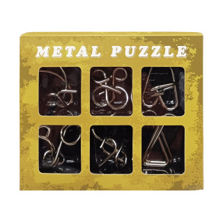 Набор головоломок металлических "Metal Puzzle" 2116, 6 штук в наборе