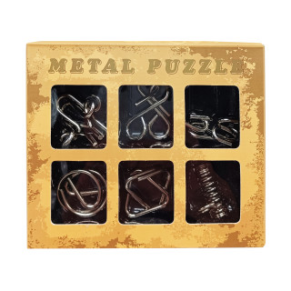 Набор головоломок металлических "Metal Puzzle" 2116, 6 штук в наборе