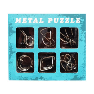 Набор головоломок металлических "Metal Puzzle" 2116, 6 штук в наборе