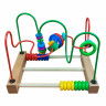 Розвиваюча іграшка каталка з лабіринтом MD 1241 дерев'яна  - гурт(опт), дропшиппінг 