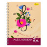 Зошит для нот Romantic melody АП-0403-1 формат А4, 60 аркушів, на пружині - гурт(опт), дропшиппінг 