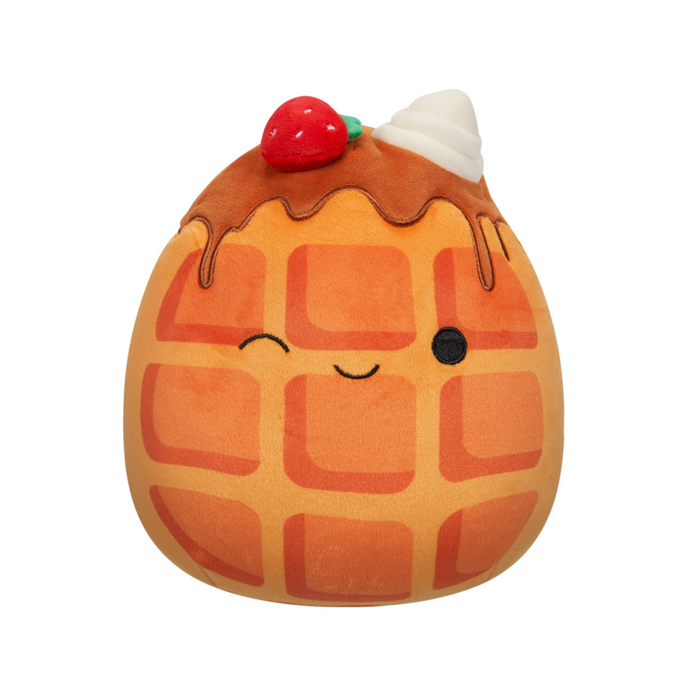 Мягкая игрушка Вафелька Вивер с клубничкой Squishmallows SQCR05376, 19 см опт, дропшиппинг