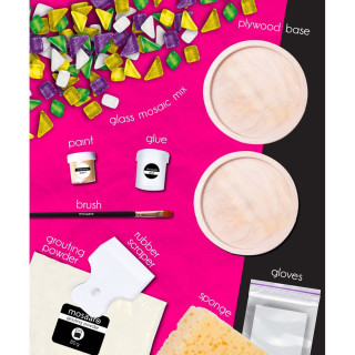 Детский набор для творчества хрустальная мозаика "Подставка для чашек" MA1001