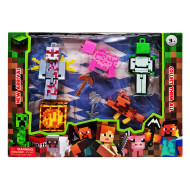Ігровий набір фігурок з аксесуарами Майнкрафт 48111-7 пластик