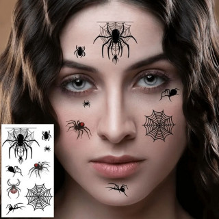 Набор детских временных татуировок "Halloween black" tatto-halloween-black-set-30