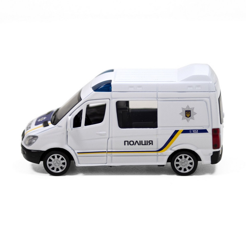 Автомодель дитяча Поліція Mersedes-Benz Sprinter TechnoDrive 250294 інерційна - гурт(опт), дропшиппінг