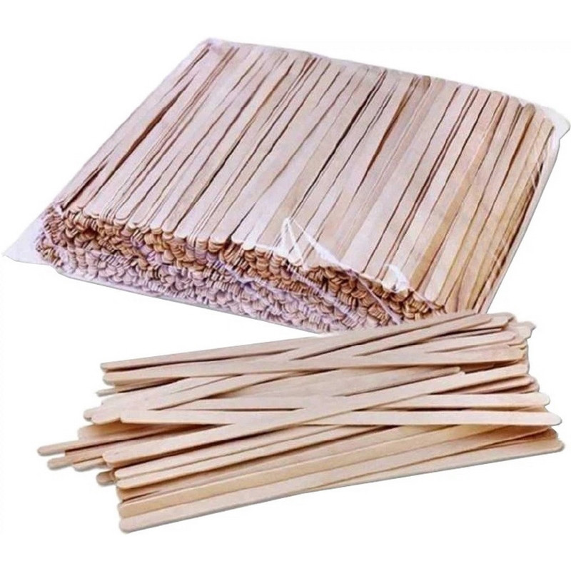 Палочки для размешивания напитков Wooden-sticks1000, 14 см 1000 шт опт, дропшиппинг