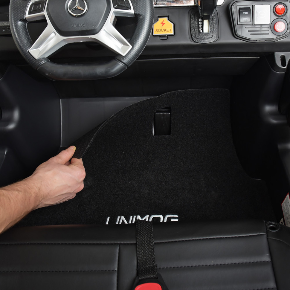 Дитячий електромобіль Джип Bambi M 4133EBLRS-4 Mercedes-Benz до 30 кг - гурт(опт), дропшиппінг 