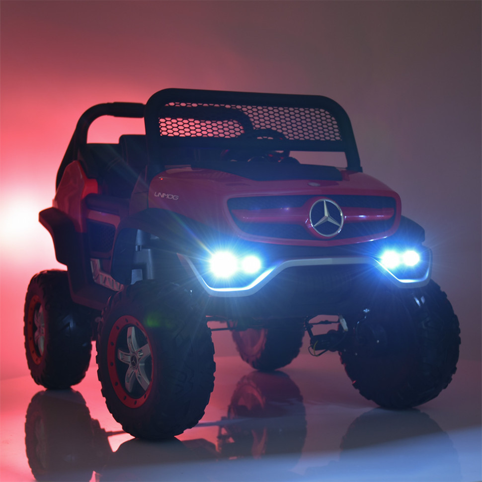 Дитячий електромобіль Джип Bambi M 4133EBLRS-4 Mercedes-Benz до 30 кг - гурт(опт), дропшиппінг 