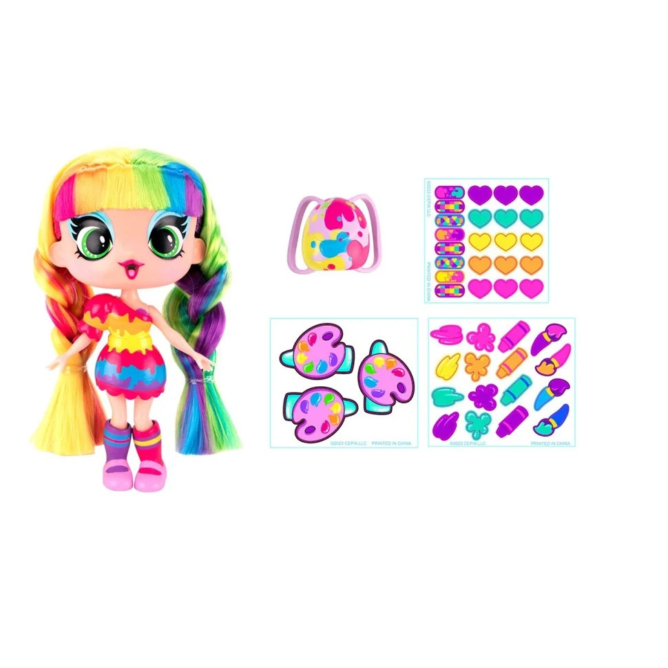 Игровой набор с куклой Дизайнерский магазин наклеек DECORA GIRLZ D1009 опт, дропшиппинг