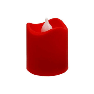 Декоративна свічка LED з полум'ям 12-67C(Red) 4 см, червоний