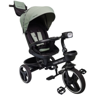 Велосипед дитячий триколісний MT 1002-1 Frost Green з батьківською ручкою