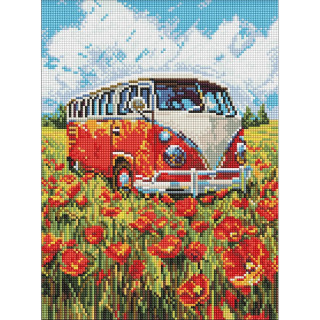Алмазная мозаика "Путешествие в красное" ©art_selena_ua AMO8215, 30х40 см