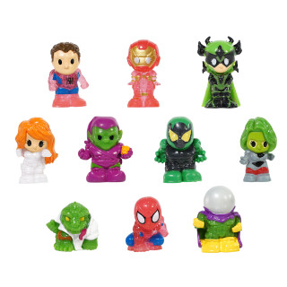 Фигурка-сюрприз в капсуле, меняющая цвет Марвел Ooshies 20997, 10 видов в ассортименте