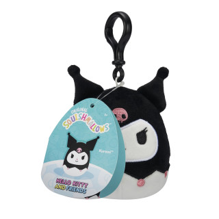 Детская мягкая игрушка на клипсе серии "Хелоу Китти" Куроми Squishmallows SQSN00277, 9 см