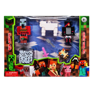 Ігровий набір фігурок з аксесуарами Майнкрафт 48111-8 пластик