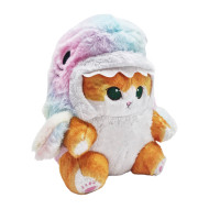 Мягкая игрушка Котик-акула радужная Anime Cat Mofusand  Plush Toys ZZ-15, 20 см