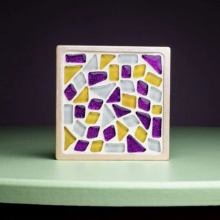 Набор для стеклянной мозаики "Подставки для чашек" MA1002 квадратные