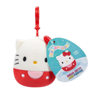 Детская мягкая игрушка на клипсе серии "Хелоу Китти" Хелоу кити Squishmallows SQSN00270, 9 см