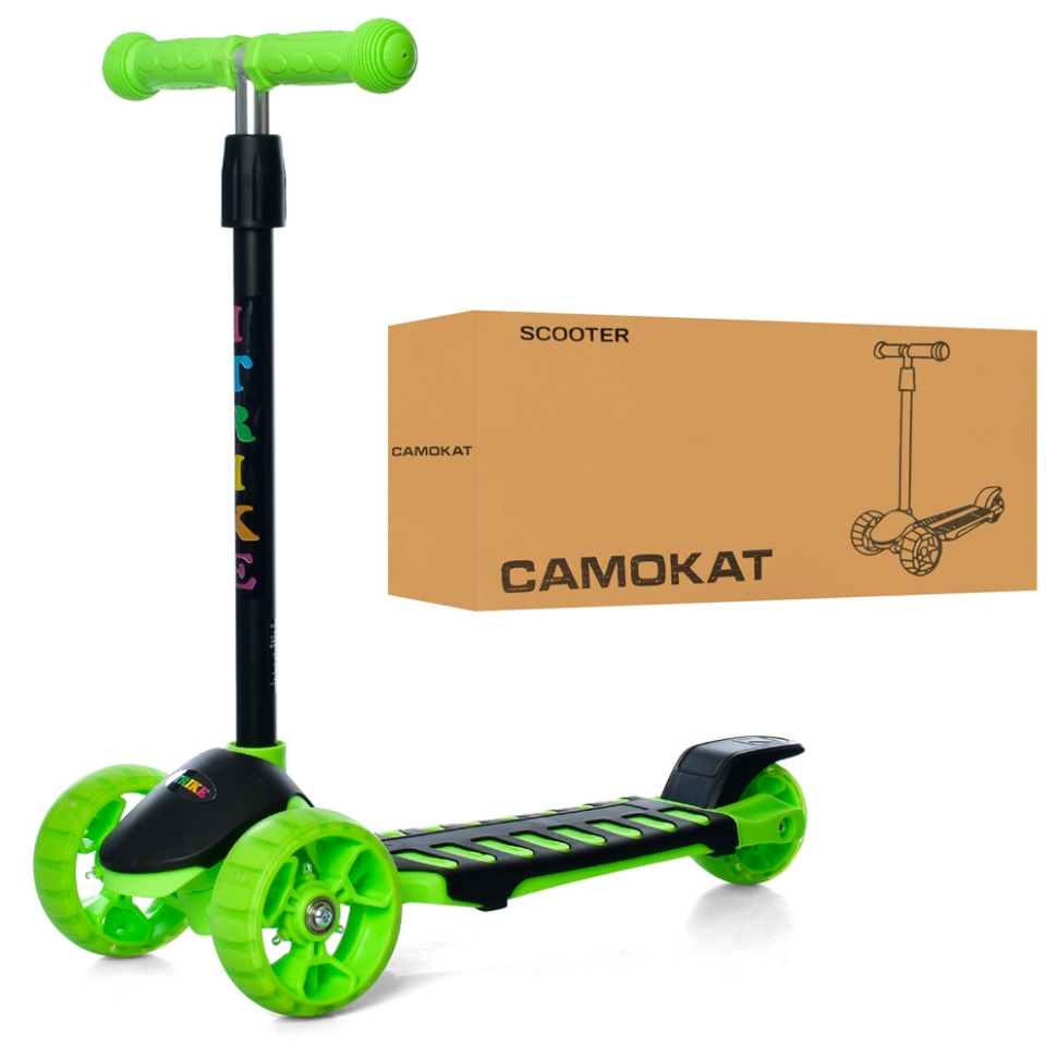 Самокат дитячий MAXI iTrike JR 3-060-34-GR триколісний - гурт(опт), дропшиппінг 