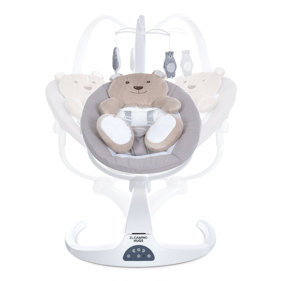 Укачивающий центр-шезлонг HUGS ME 1077 Beige опт, дропшиппинг