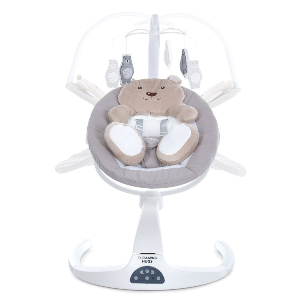 Укачивающий центр-шезлонг HUGS ME 1077 Beige опт, дропшиппинг