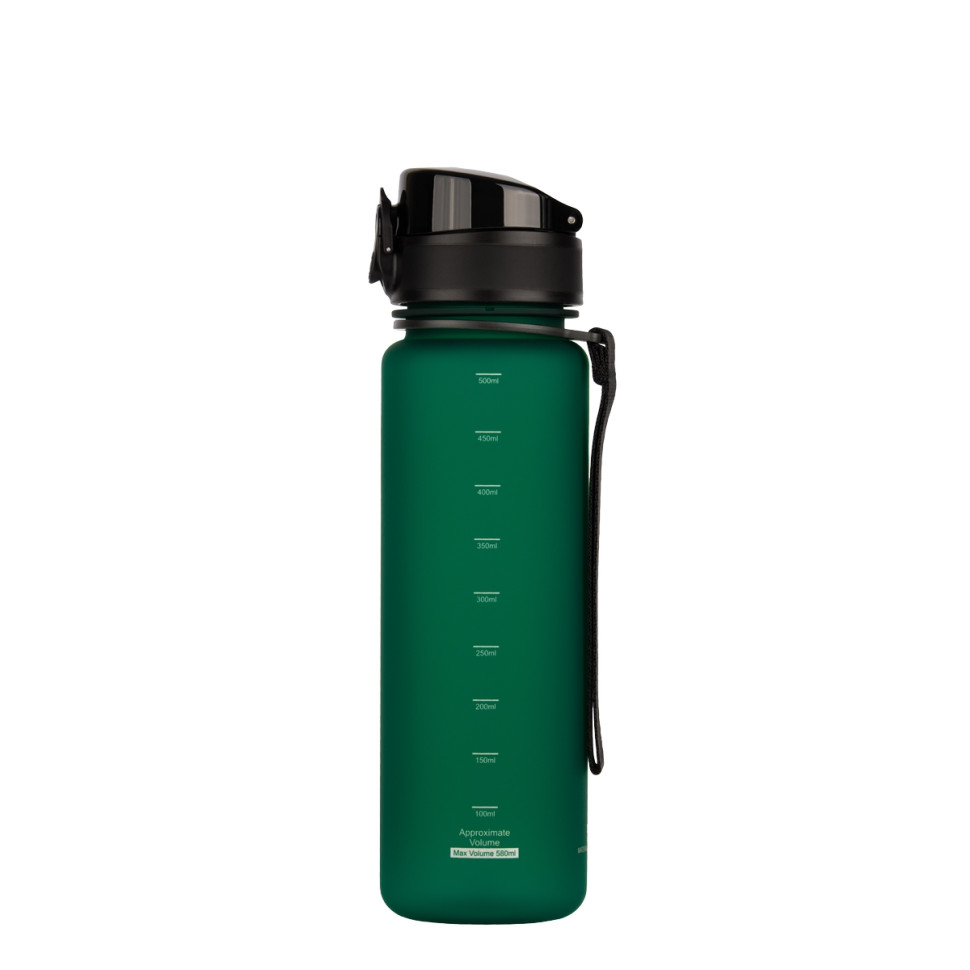 Бутылка для воды UZSPACE 3026(Dark-Green) 500 мл, темно-зеленая опт, дропшиппинг