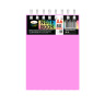 Блокнот А6 В-БП6-80(Pink) 80 аркушів, пружина зверху - гурт(опт), дропшиппінг 